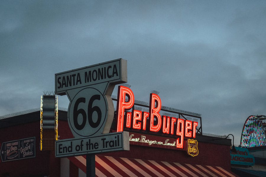 Santa Monica Pier Burger Image