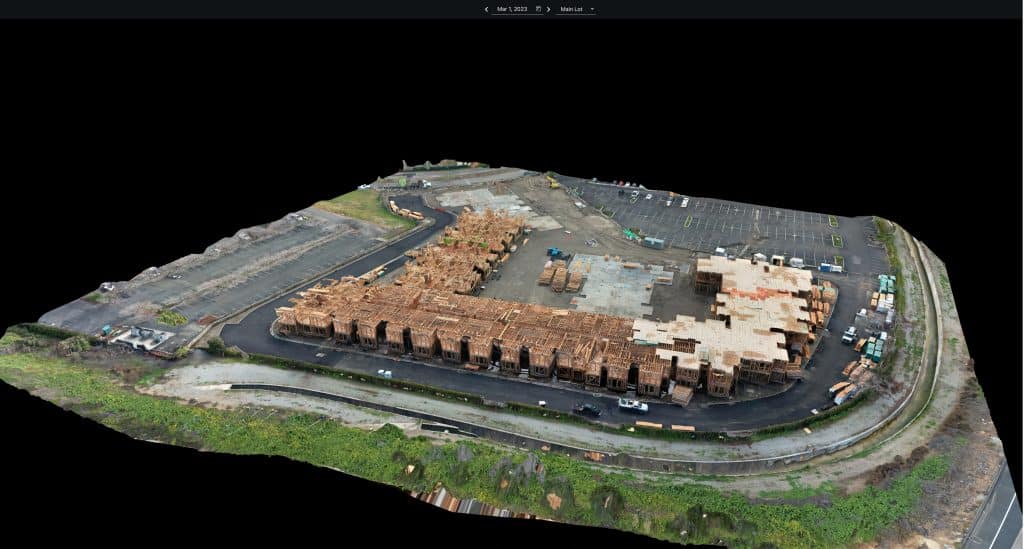 3D Orthomosaic for Drone Construction Monitoring